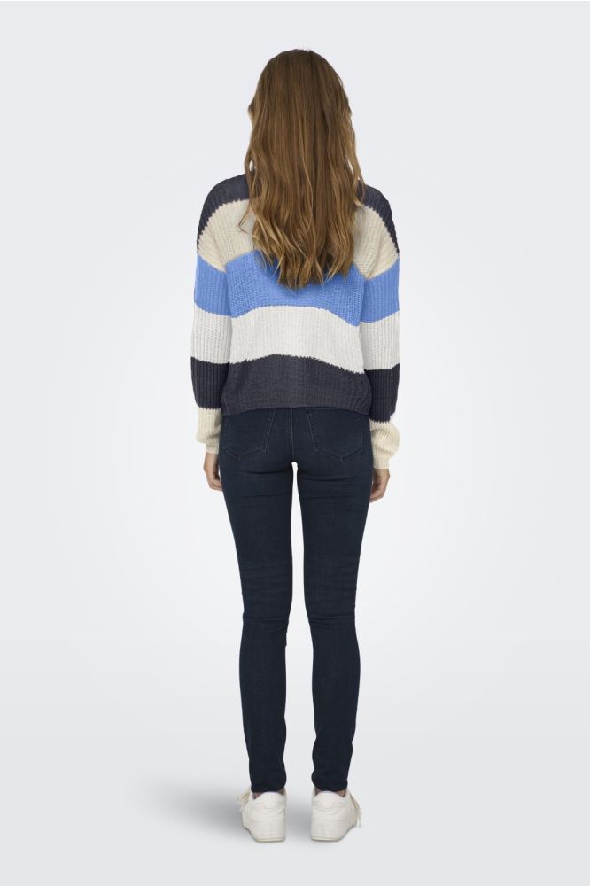 JDYBADUT L/S PULLOVER KNT 15211499 TOTAL ECLIPSE